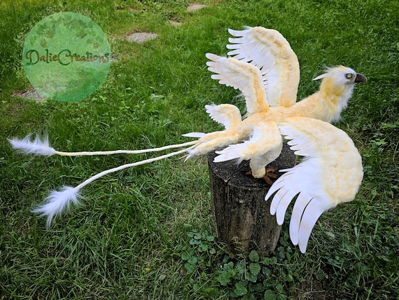 ファンタジー生物ドール　ハンドメイド サンダーバードのご注文 - ファンタジーアートドール、幻想的な生き物