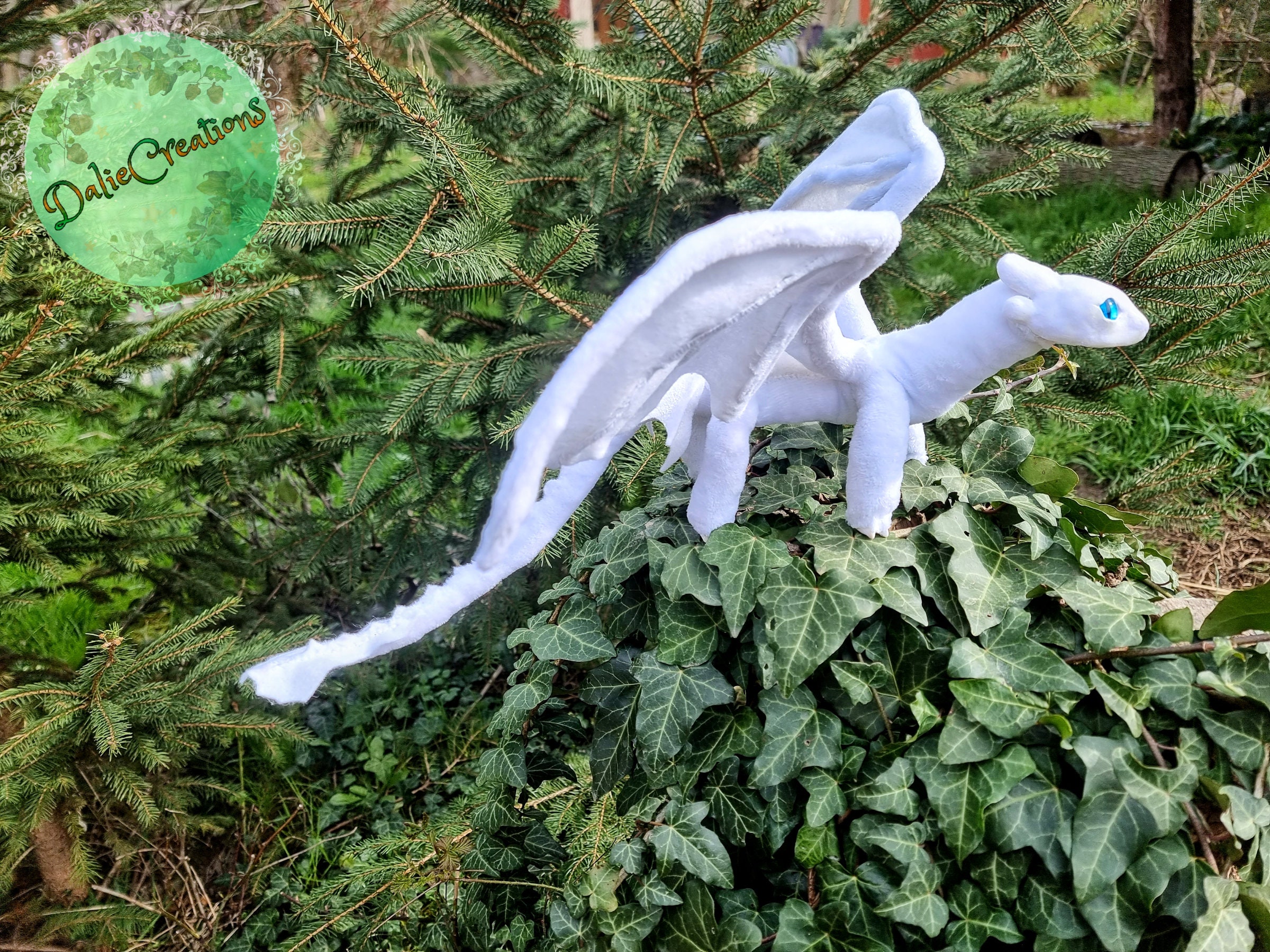 TO ORDER Light Dragon - Poseable Artdoll Dragon - Poseable Doll