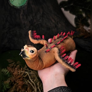 TO ORDER baby Phoenix - fantasy artdoll, artdoll fantastic creatures, fantasy beast, polymer clay HP artdoll, bird artdoll, doll creature