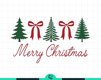 プレッピークリスマスツリーSVG、PNG、クリスマスコケットリボンPNG、メリークリスマスシャツデザイン、コケットメリークリスマスPNG、メリークリスマスSVG