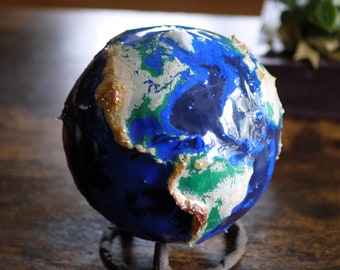 3D Globe TopoGlobe - Realistic Earth Terrain Map 5.5inches