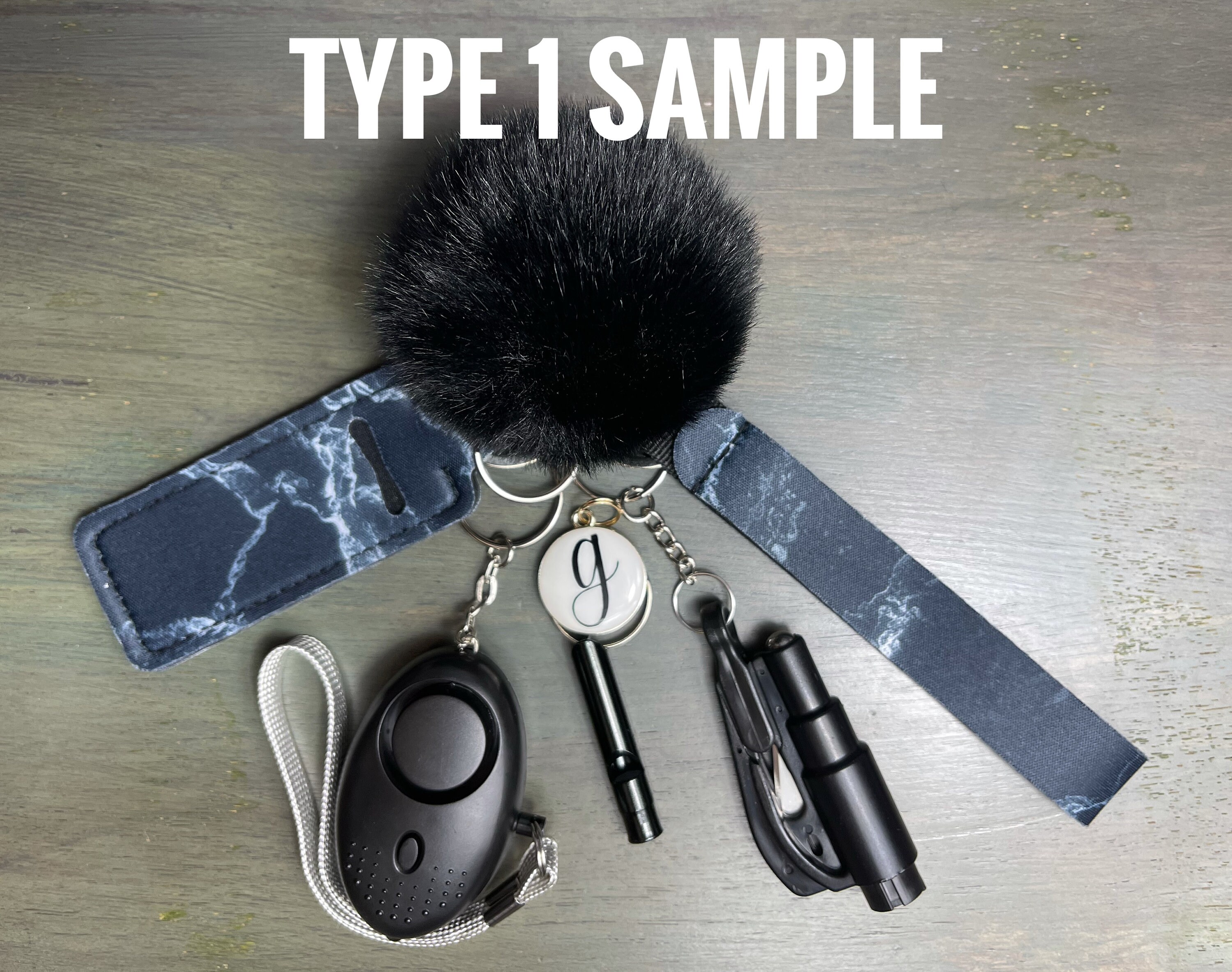 SAFETY PROTECTION KEYCHAINS Safety Keychain Monogrammed Etsy