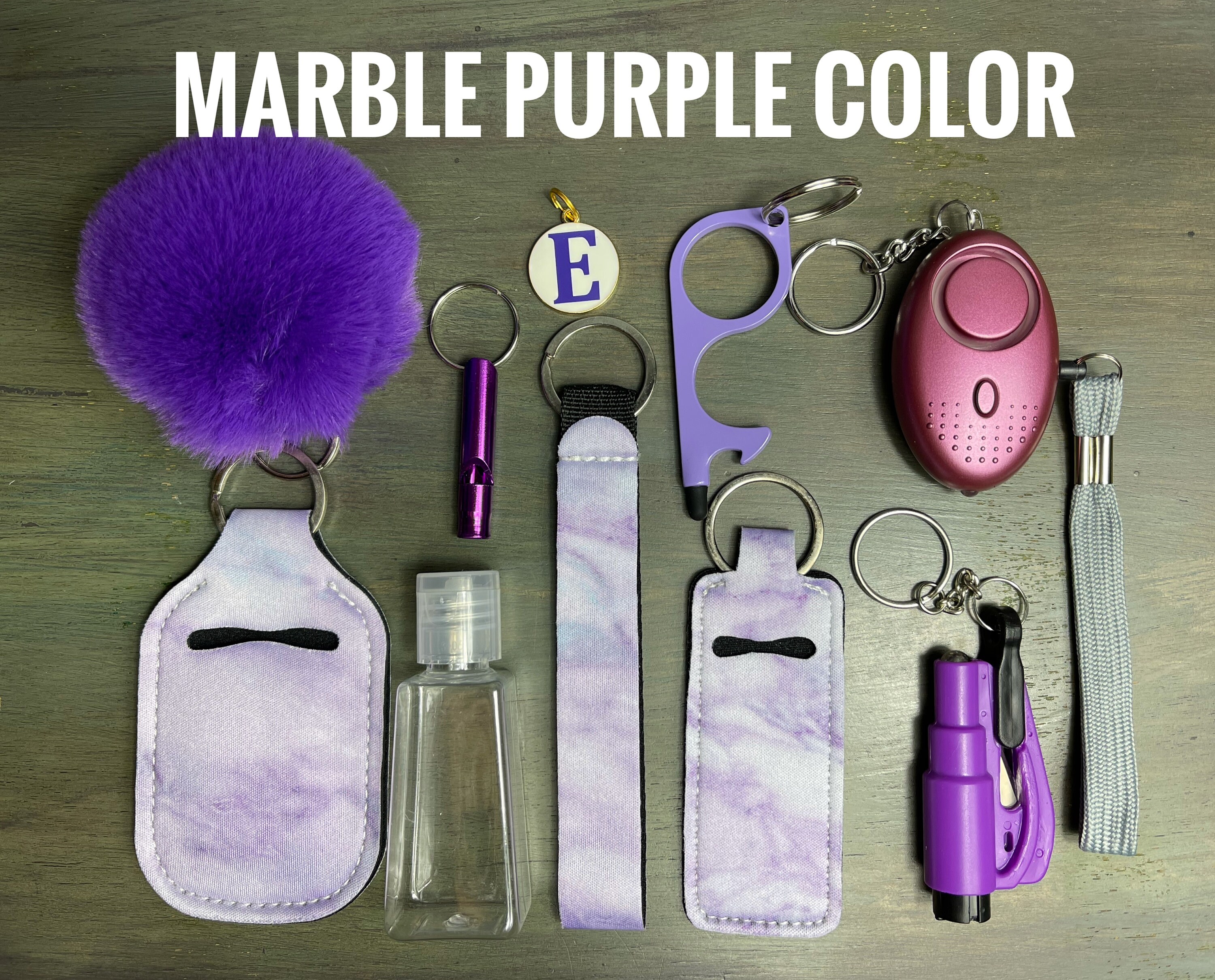 SAFETY PROTECTION KEYCHAINS Safety Keychain Monogrammed Etsy