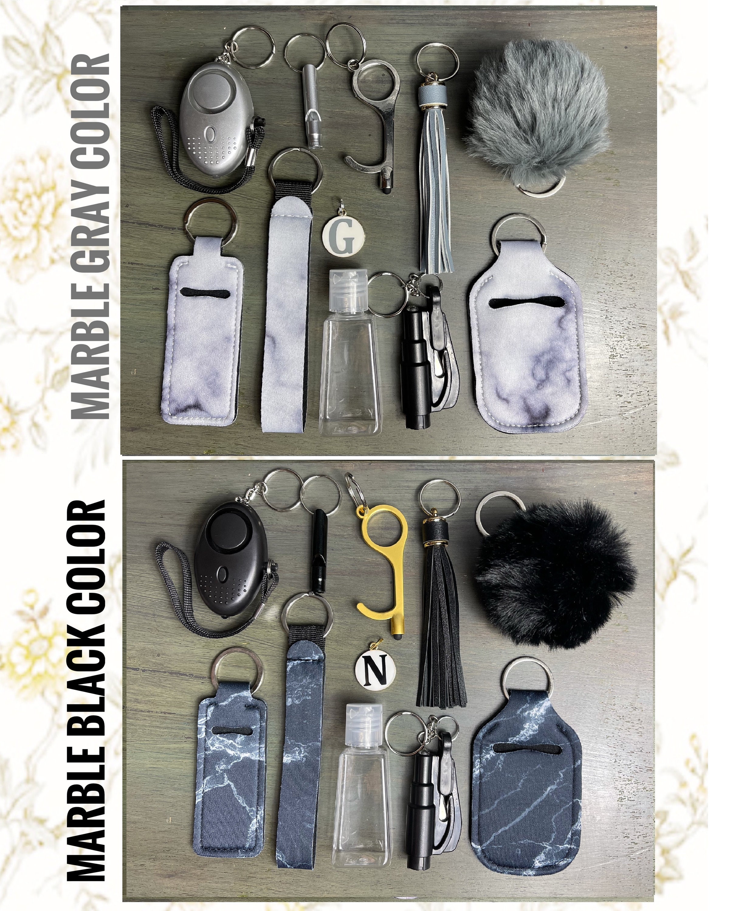 SAFETY PROTECTION KEYCHAIN Set Build Your Own Protection Etsy