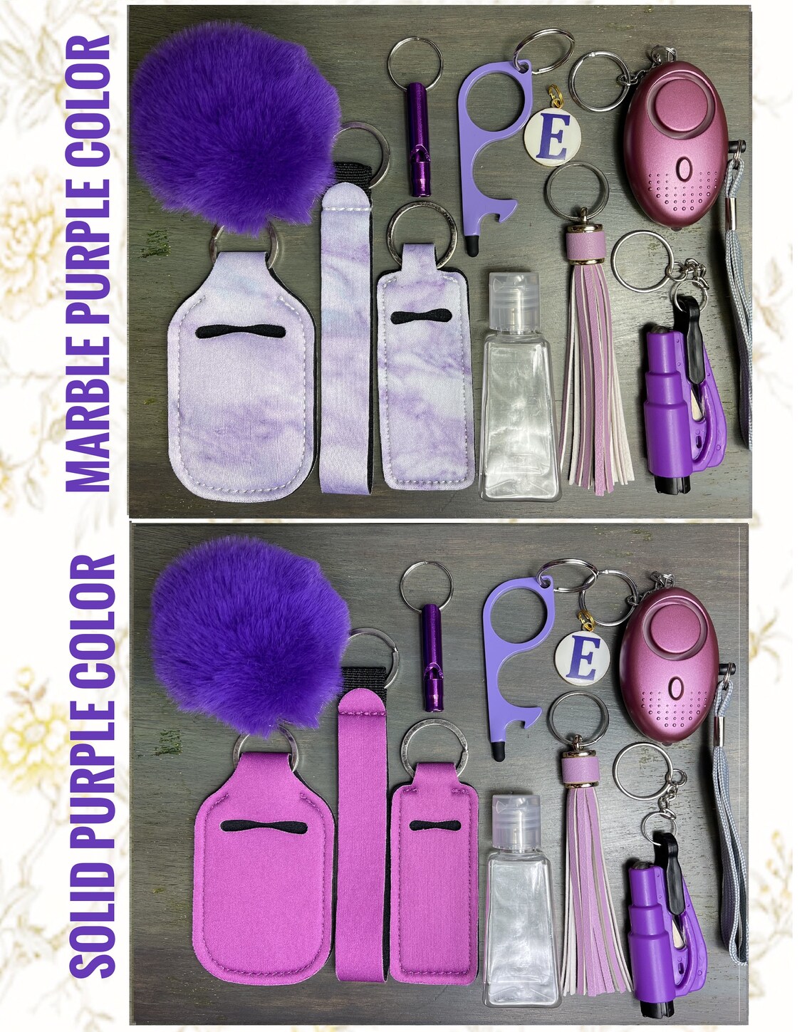 SAFETY PROTECTION KEYCHAIN Set Build Your Own Protection Etsy