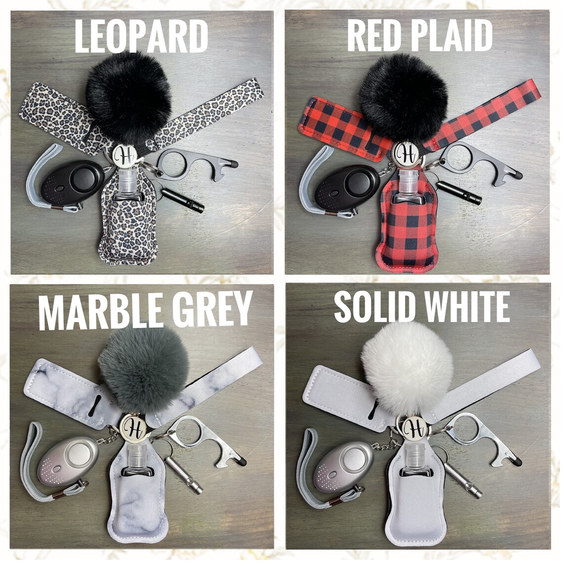 9 Piece Safety Keychain Utility Keychain Protection Etsy