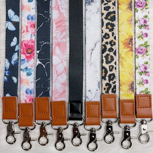 LANYARDS FOR KEYS Teacher Lanyard Leather Lanyard Long Neck Lanyard Keychain Holder Stylish Lanyard Cool Lanyard for Key Gift for Her