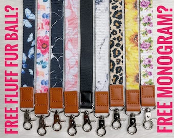 LANYARDS FOR KEYS Teacher Lanyard Leather Lanyard Long Neck Lanyard Keychain Holder Stylish Lanyard Cool Lanyard for Key Gift for Her