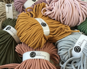 Jumbo spoelkoord 9 mm spoelkoord 100 m gevlochten koord 9 mm | Naaien, knutselen, hobby PREMIUM | Verkrijgbaar in diverse kleuren