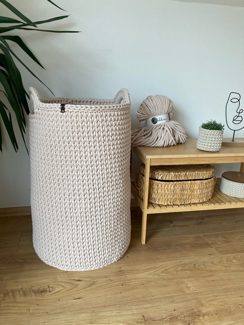 Laundry basket, storage basket, toy basket, decorative basket, living room ideas, storage ideas image 10