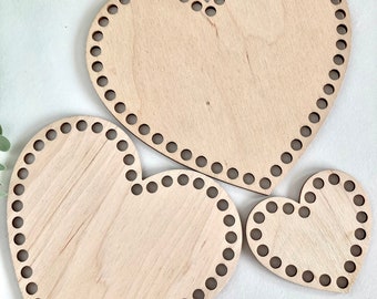 Wooden floor heart