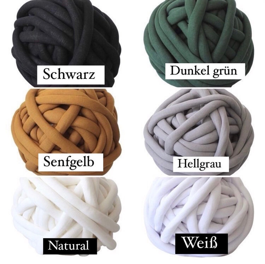 Gros fil à tricoter en coton