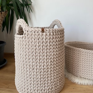 Laundry basket, storage basket, toy basket, decorative basket, living room ideas, storage ideas image 1