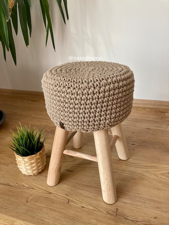 Stool Boho Stool Living Room Stool Decorative Stool Etsy UK
