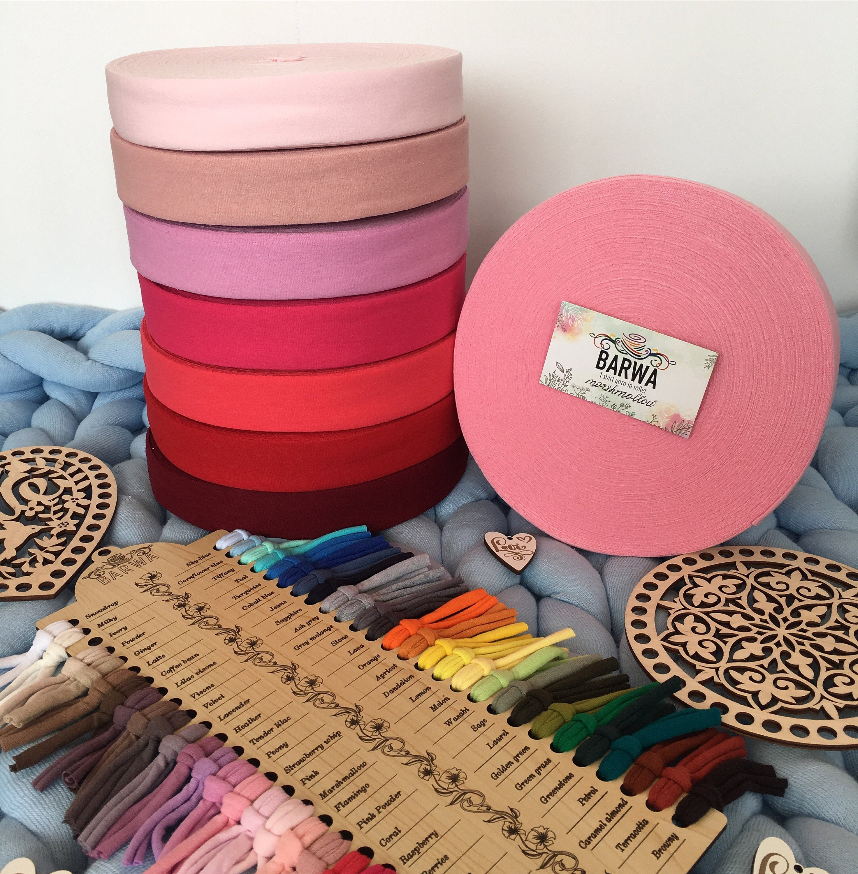Textile yarn, T-shirt yarn, textile yarn 100% cotton, jersey ribbon, jersey yarn