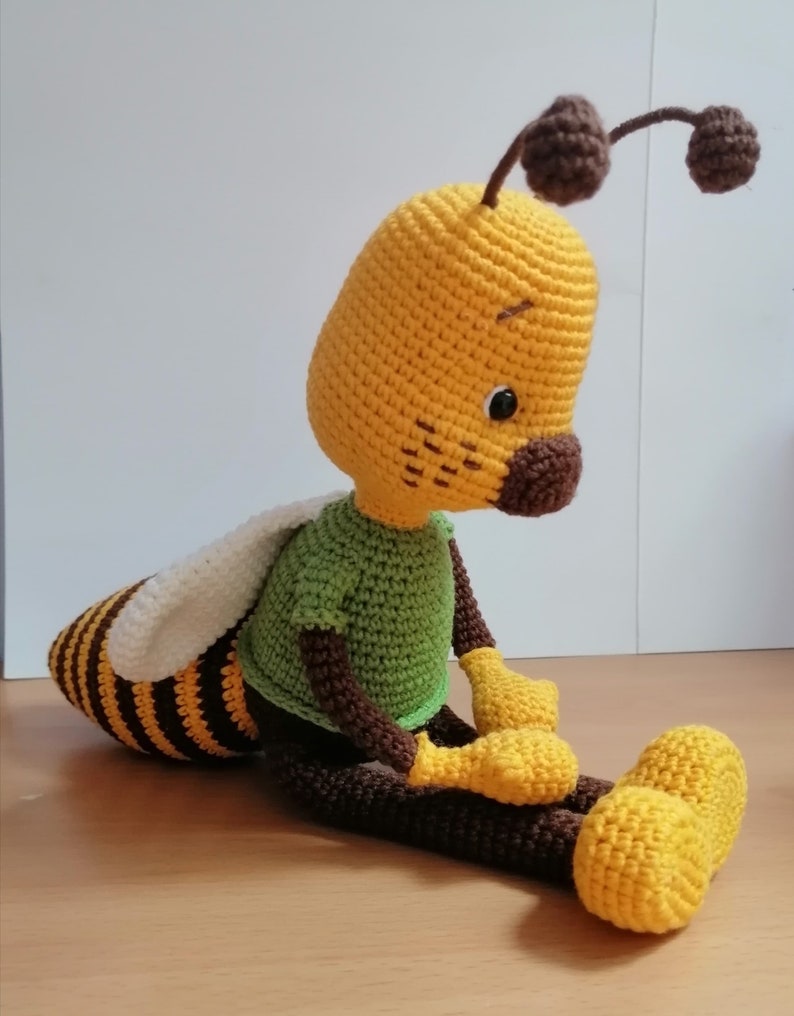 Stuffed Bumblebee toy for kids Bee Stuffie Interior toy | Etsy