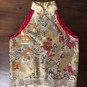Handmade Satin Halter Top