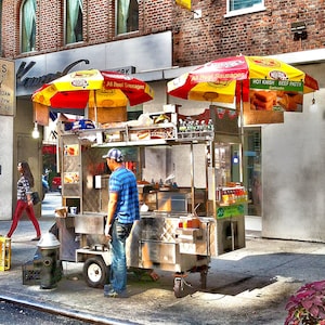 NYC ホットドッグカート