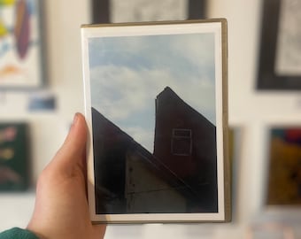 Half Roof – Fotodruck gerahmt in einer DVD-Hülle von Clonakilty, West Cork, Irland