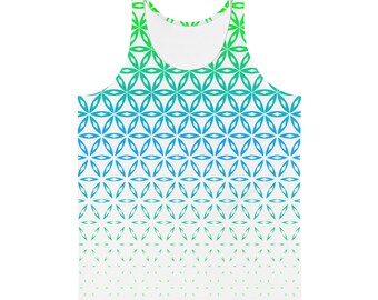 Flower of Life-tanktop: geometrische Rave-festivalkleding