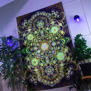 Platonic mandala v2 wall tapestry shop