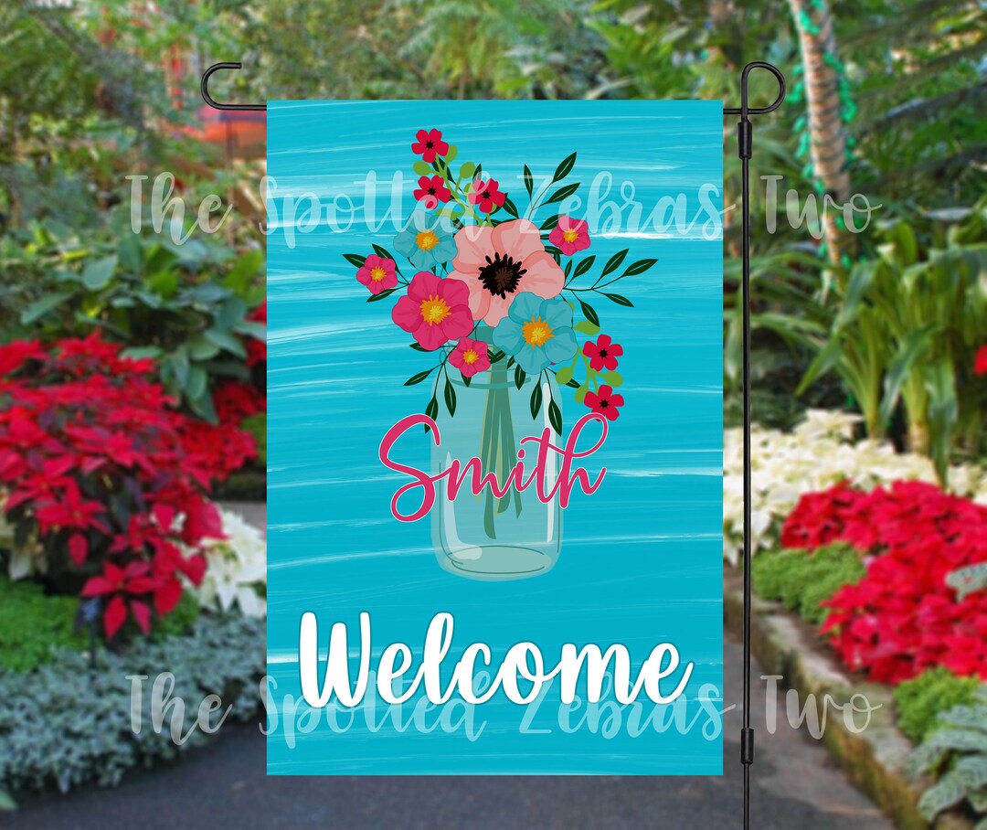 Garden Flag Design Template Sublimation Garden Flag Garden Flag