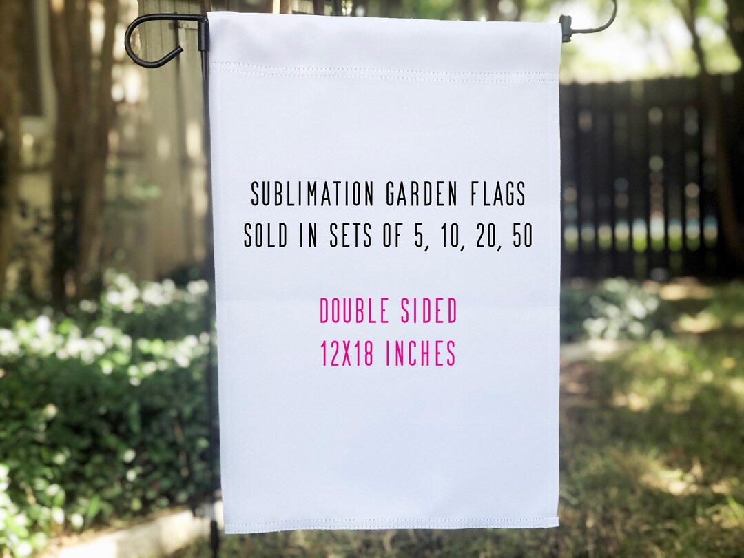 Blank Sublimation Garden Flag Sublimation Blanks Double Sided Yard Flag Blanks Double Sided Flag