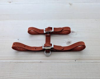 Suede Figure H Harness