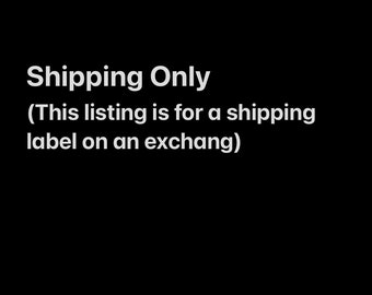 Shipping Only