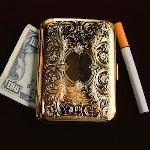 German brass cigarette case