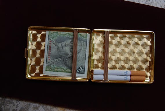German brass cigarette case - image 4