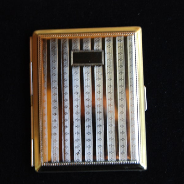 1920's German Deco Straight Case. Filterless  Cigs. only