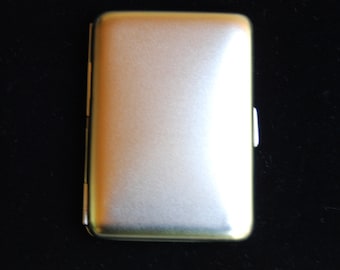 German Helsinki Satin Nickel Card/Cig Case   845/MN