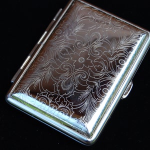 Estuche para tarjetas y cigarrillos alemán antiguo