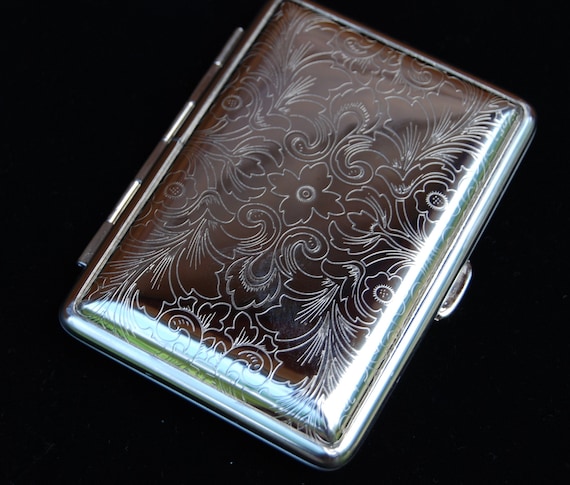cigarette case antique Vintage German Card /cigarette Case