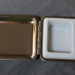 German Silver small florentine pocket pill case image 3