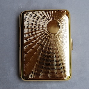 Solarburst Deco double sided Gold/Brass Case