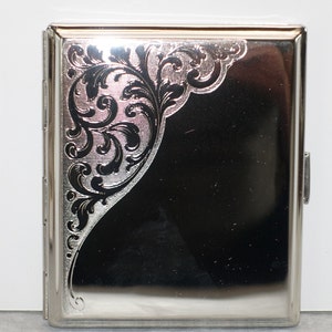 Vintage German cigarette pocket case - King Size - Venice style