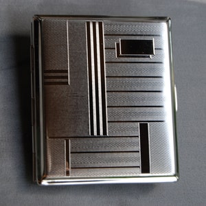 Vintage German cigarette pocket case - King Size - Dessau style