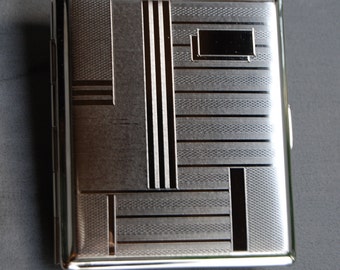 Vintage German cigarette pocket case - King Size - Dessau style