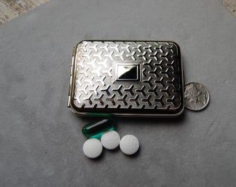 Vintage Gucci Sterling Silver Pill Box, 925 Hallmarked Silver
