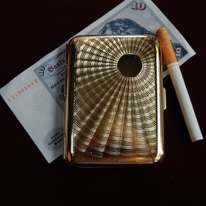 Solarburst Deco double sided Gold/Brass Case