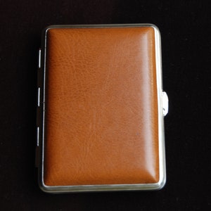 Tan/Brown German Leatherette case