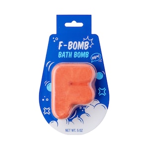F-Bomb Bath Bomb, gag gift, funny, white elephant, christmas, holidays, bath, soap, , gifts for her/him, fizzer mothers day fathers day