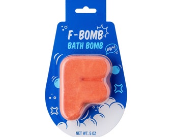 F-Bomb Bath Bomb, gag gift, funny, white elephant, christmas, holidays, bath, soap, , gifts for her/him, fizzer mothers day fathers day