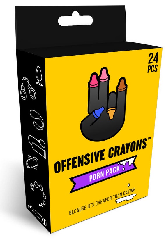 Offensive Crayons: Porn Pack /funny Gifts Gag Gift Funny 