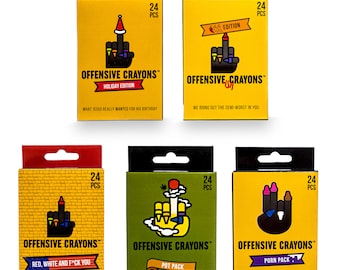 5 VALUE PACK Offensive Crayons: Funny Gag Gift, Humor, Gag Gift, Office Gift, Christmas, White Elephant, Secret Santa, Stocking Stufffers - Etsy 5 VALUE PACK Offensive Crayons: Funny Gag Gift, Humor, Gag Gift, Office Gift, Christmas, White Elephant, Secret Santa, Stocking Stufffers - Etsy