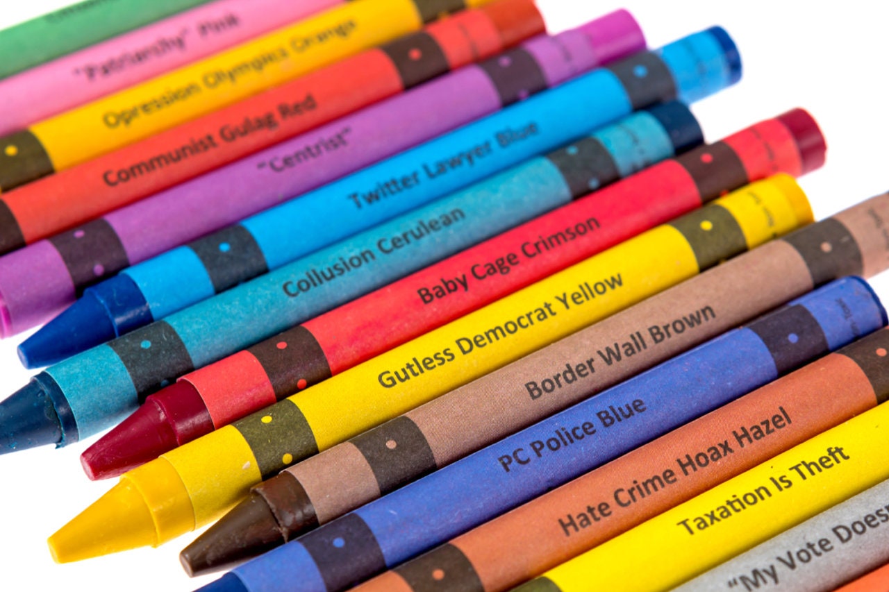 Milktoast Brands Adult offensive crayons, a funny gag gift for adult  coloring (Stoner Edition)