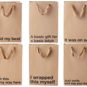 Now Is A Good Time To Lower Your Expectations, Funny Gift Bag mothers day fathers day image 10