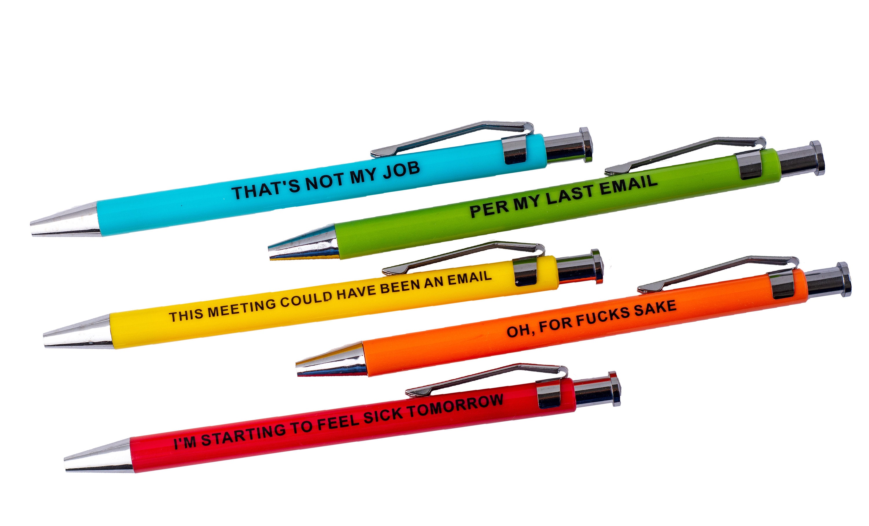 Offensive Pens, Funny Gag Gift, Funny Pen Set, Adult, Funny Pens, Gag Gift,  Stocking Stuffer, Christmas Holiday Gift, Funny Office Gift 